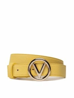 Valentino Γυναίκες Ζώνες Ζώνη Γυναικεία Round VCS3N356GN Κίτρινο