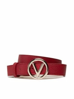 Valentino Γυναίκες Ζώνες Ζώνη Γυναικεία Round VCS3N356GN Κόκκινο