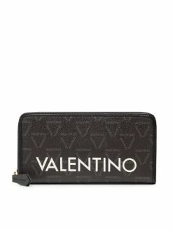 Valentino Γυναίκες Πορτοφόλια Μεγάλο Πορτοφόλι Γυναικείο Liuto VPS3KG155 Μαύρο