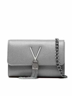 Valentino Γυναίκες Τσάντες Βραδινές Τσάντα Divina Gift VBS6O703GL Ασημί